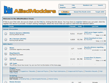 Tablet Screenshot of forums.alliedmods.net